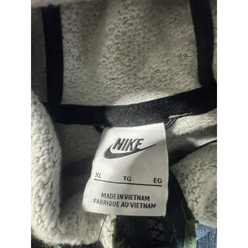 NIKE SWOOSH Boys Green Hoodie‎ Sz XL Brand New